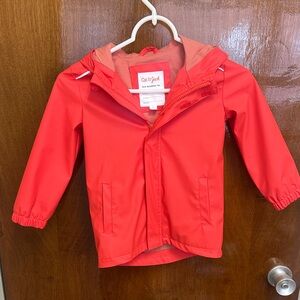 Cat & Jack Vibrant Red Raincoat